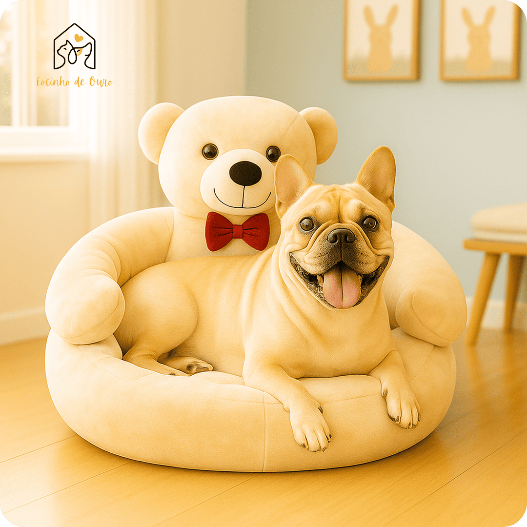 Aveludado™ | Cama de Pelúcia com Toque Macio para Pets
