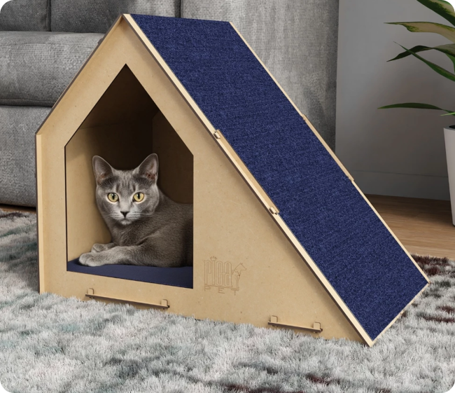 Palácio™ | Casinha Arranhador Premium para Gatos