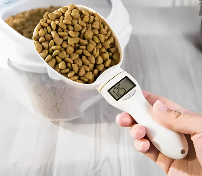 Medida Certa™ | Colher Balança Digital para Pets