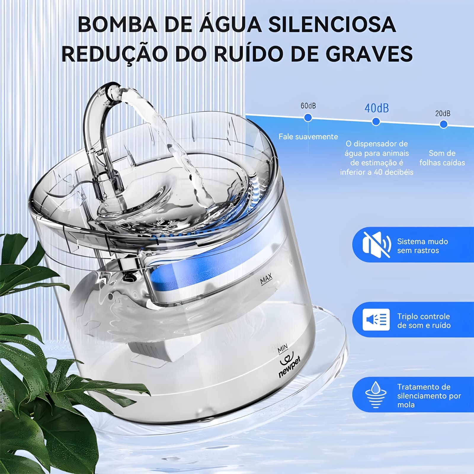 Fonte Imperial™ | Bebedouro Automático para Pets