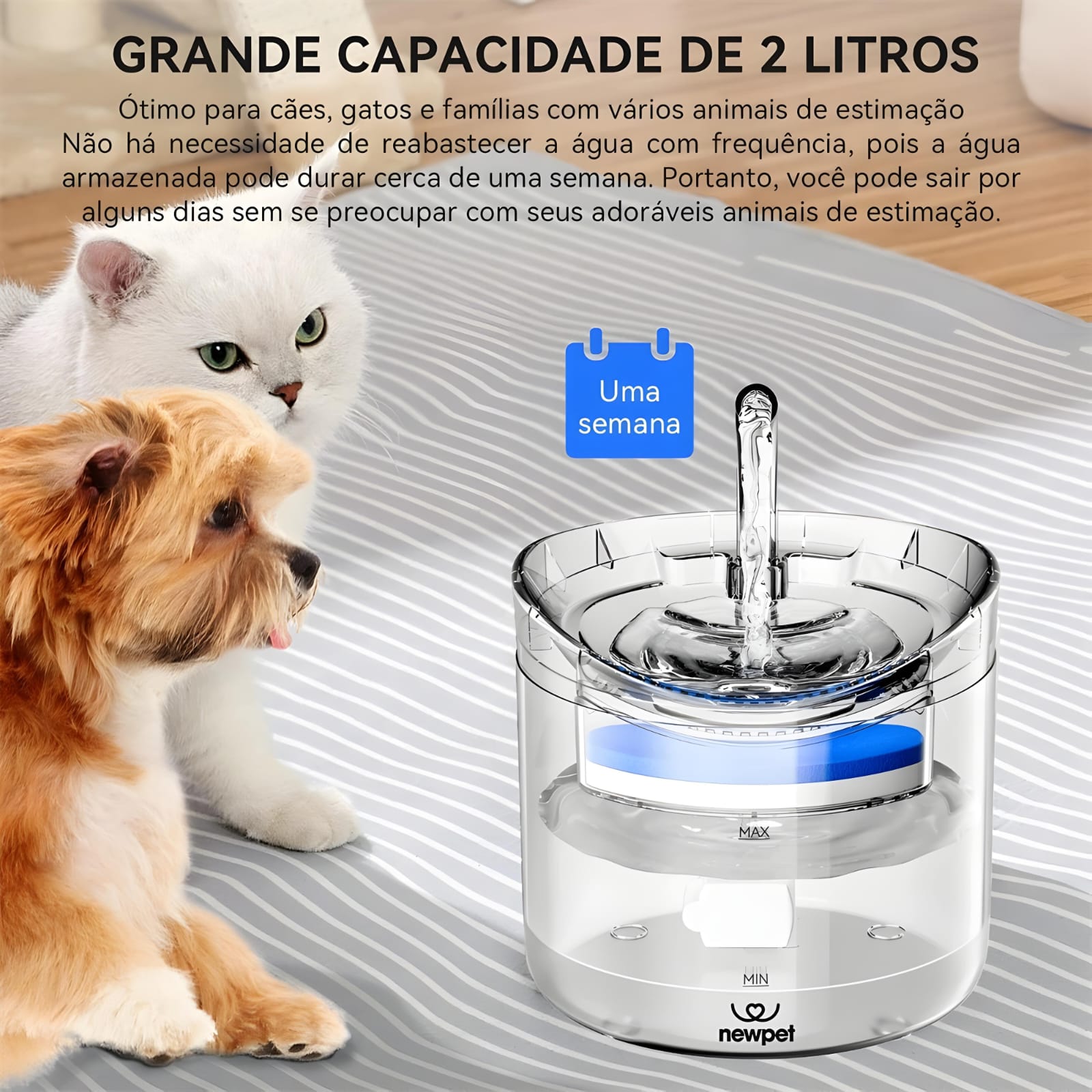 Fonte Imperial™ | Bebedouro Automático para Pets