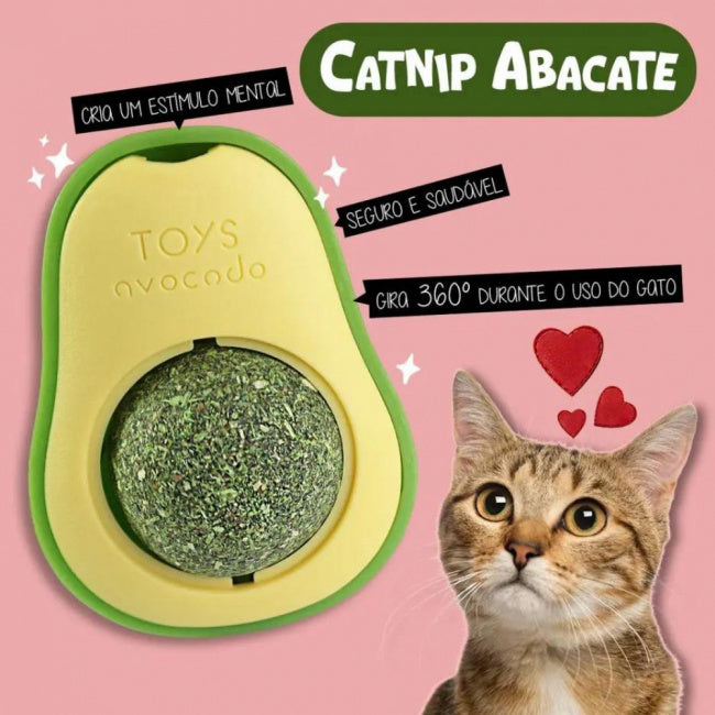 Abacate™ | Catnip Interativo para Gatos